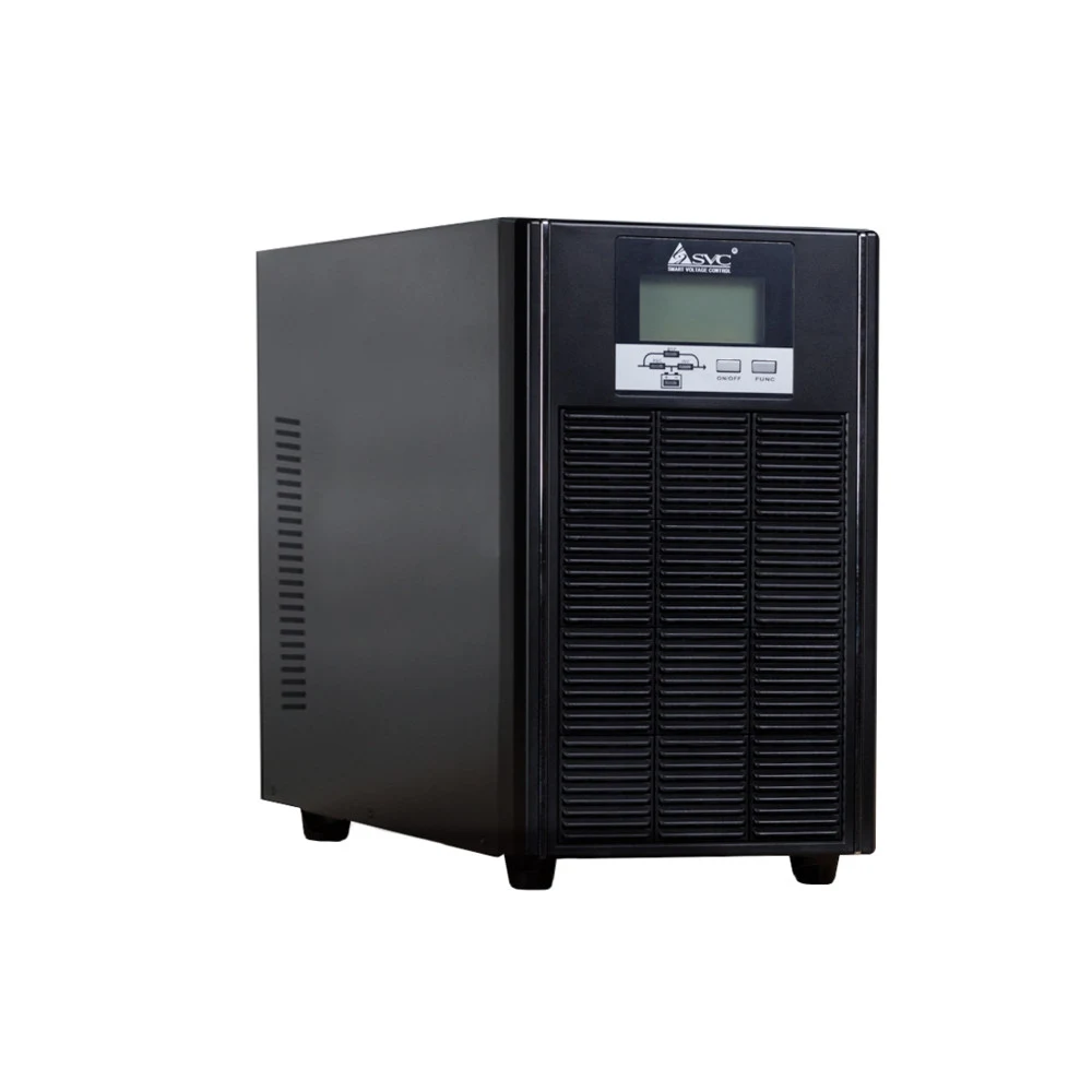 ИБП, SVC, PTX-10KL-LCD, Мощность 10кВА/10кВт, PTX-серия, On-Line, LCD\Tel.line\USB\RS-232 технология SMART, Диапазон работы AVR: 110-288В, Батареи: 16 шт., не поставляются в комплекте, внешнее подкл