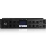 Источник бесперебойного питания, SVC, RT-1KL-LCD, Мощность 1000ВА/900Вт, Стоечный 19'' 2U, RT-серия, On-Line, LED\Tel.line\RS-232, USB SMART, Диапазон работы AVR: 110-288В, Бат.: 12В/7Aч*3шт., Венти