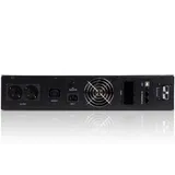 ИБП, SVC, RTU-1KL-LCD, (1000 ВА, 800 Вт), Стоечный 19'' 2U, RTU-серия, USB-SMART, Защита телефонной линии, Диапазон работы AVR: 145-275В, Бат.:7ач*2 шт., Подключение доп. бат. блоков: Есть, Вентилят