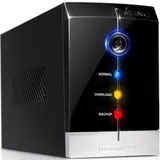 Источник бесперебойного питания, SVC, V-1000-F, Smart, USB, Мощность 1000ВА/600Вт, Диапазон работы AVR: 165-275В, Бат.: 12В/7 Ач*2шт., 3 вых.: Shuko CEE7, Защита тел. линии, Чёрный