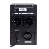 Источник бесперебойного питания, SVC, V-1200-L-LCD, Мощность 1200ВА/720Вт, Диапазон работы AVR: 165-275В, Бат.: 12В/7 Ач*2шт., 3 вых.: Shuko CEE7., Чёрный