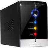 Источник бесперебойного питания, SVC, V-1500-F, Smart, USB, Мощность 1500ВА/900Вт, Диапазон работы AVR: 165-275В, Бат.: 12В/9 Ач*2шт., 3 вых: Shuko CEE7, Защита тел. линии, Чёрный