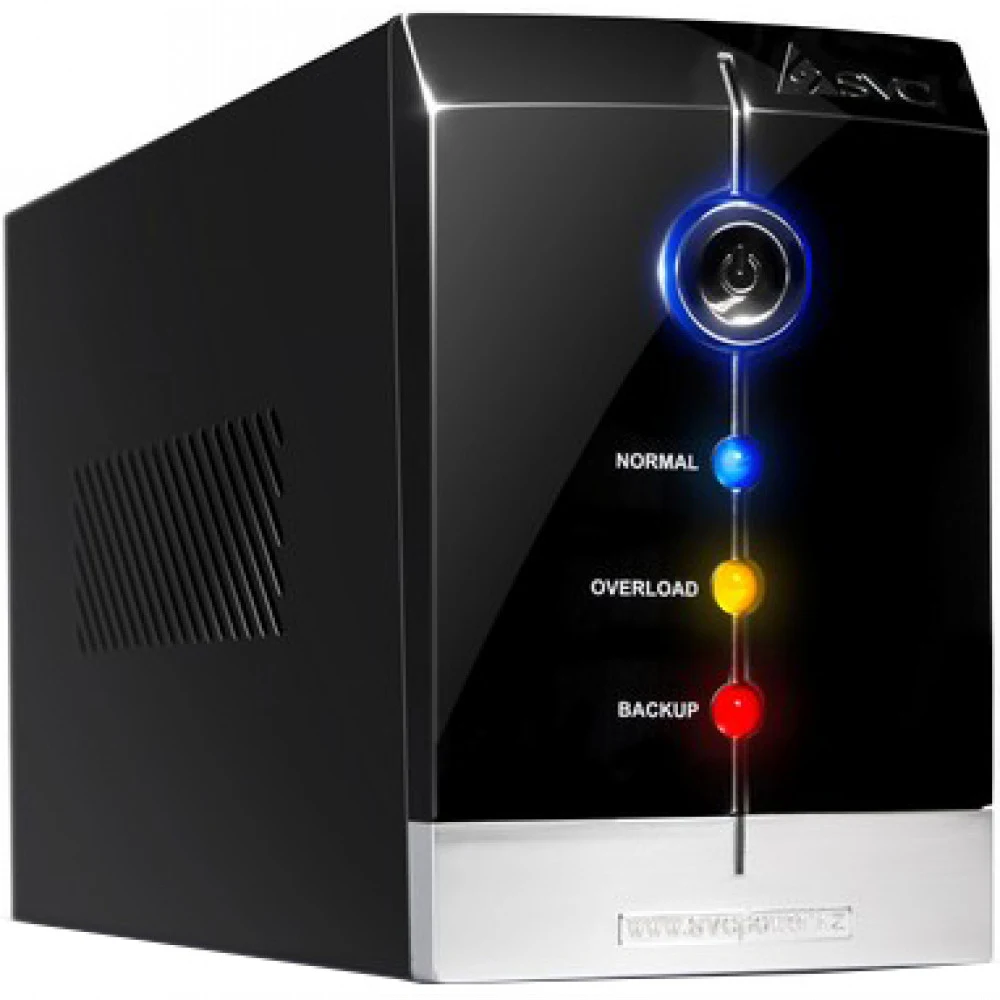 Источник бесперебойного питания, SVC, V-1500-F, Smart, USB, Мощность 1500ВА/900Вт, Диапазон работы AVR: 165-275В, Бат.: 12В/9 Ач*2шт., 3 вых: Shuko CEE7, Защита тел. линии, Чёрный