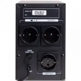 Источник бесперебойного питания, SVC, V-1500-L-LCD, Мощность: 1500ВА/900Вт, Диапазон работы AVR: 165-275В, Бат.: 12В/9 Ач*2шт., 3 вых.: Shuko CEE7, Чёрный