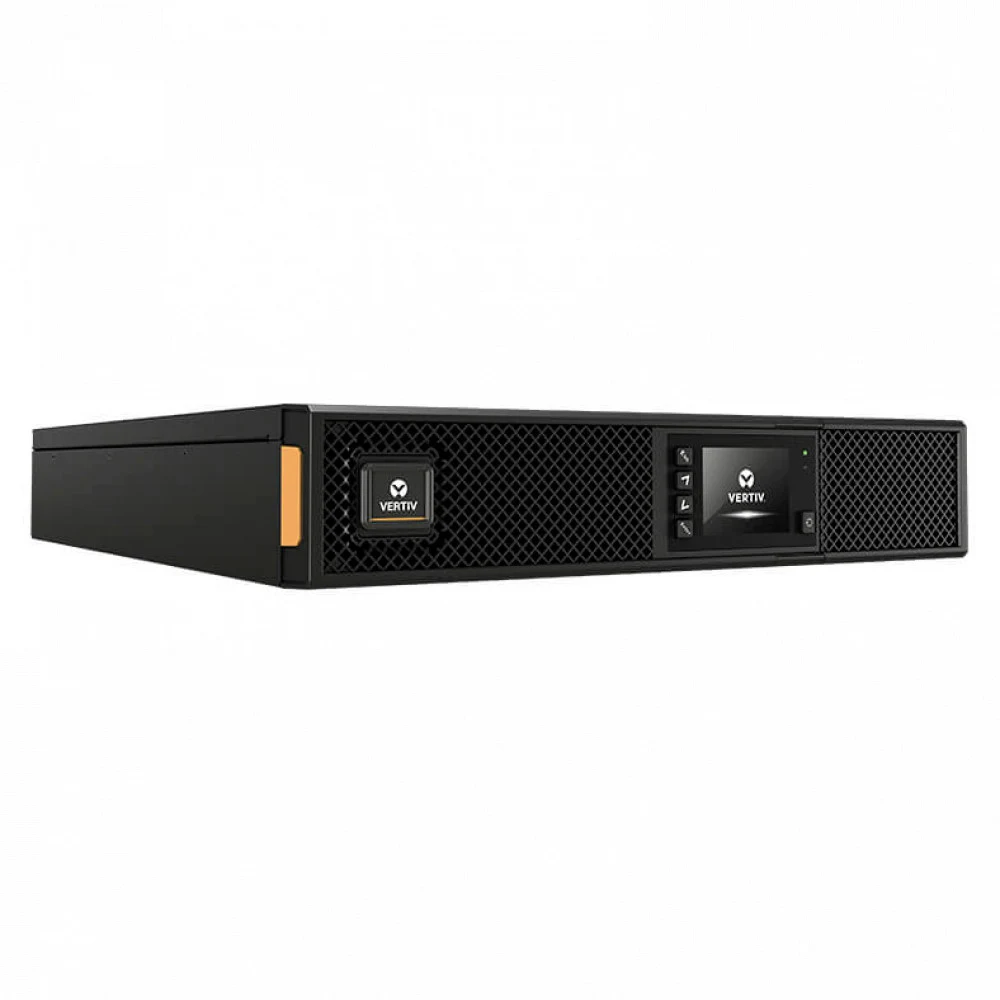 Vertiv Liebert GXT5 1ph UPS, 2kVA, input plug IEC C20 inlet, 2U, output – 230V, output socket groups (8)C13, rackmount kit, 3-year warranty