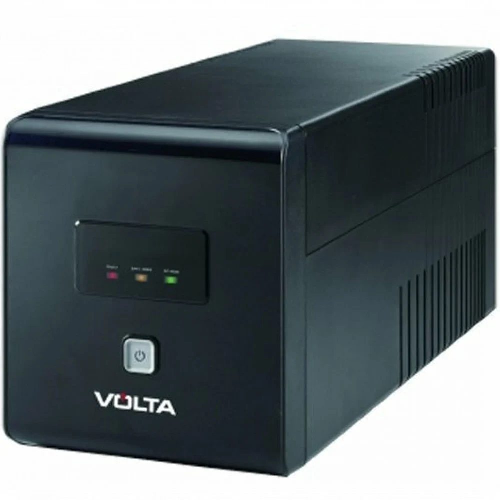 UPS Volta Active 1200 LED, 720W, 2x12V/7Ah, 4 розет., LED, AVR, USB, RJ-45, Black