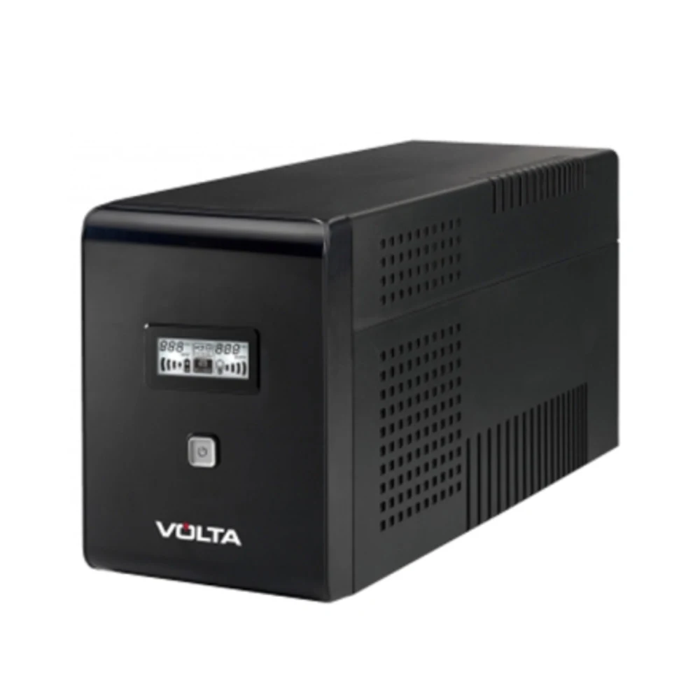 UPS Volta Active 1500 LCD, 900W, 2x12V/9Ah, 4 розет., LCD, AVR, USB, RJ-45, Black