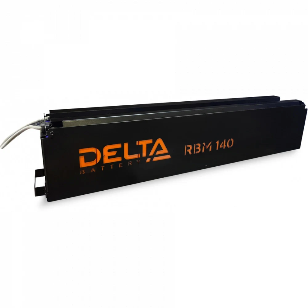 Сменный батарейный картридж DELTA RBM140, совместимый с ИБП АРС серий SURT*** и SURTD*** мощностью от 3 ква, SRT*** мощностью от 5ква, ДxШxВ 595х99х123мм., вес 33.7кг., 2 модуля RBM140 в одной короб