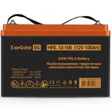 Аккумуляторная батарея ExeGate HRL 12-100 (12V 100Ah, под болт М6)