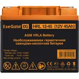 Аккумуляторная батарея ExeGate HRL 12-45 (12V 45Ah, под болт М6)