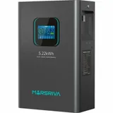 Литиевый аккумулятор LiFePO4, 25,6 В/204 Ач, новый элемент BYD, класс А MARSRIVA