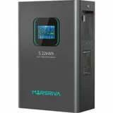Литиевый аккумулятор LiFePO4, 51,2 В/102 Ач, новый элемент BYD, класс А MARSRIVA