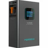 Литиевый аккумулятор LiFePO4, 51,2 В/102 Ач, новый элемент BYD, класс А MARSRIVA