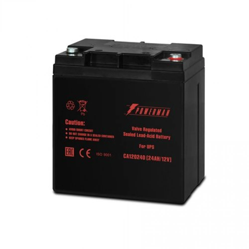 Аккумулятор для ИБП Powerman 12В/24 А·ч (CA12240/UPS)