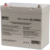 Батарея, SVC, GL1250/S, Гелевая 12В 50 Ач, Размер в мм.:350*165*178