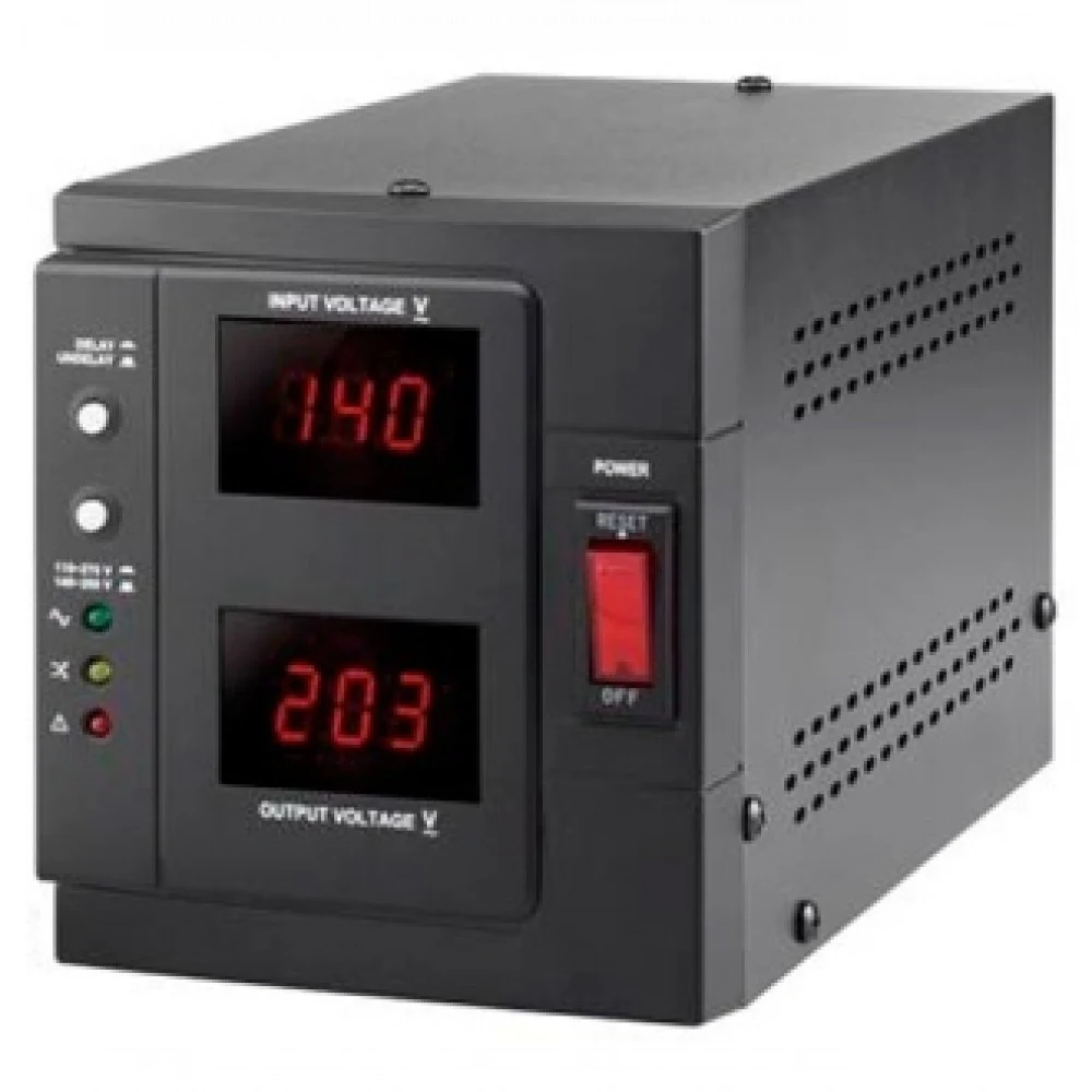 Стабилизатор Volta AVR 1500 Pro, 1200W, 2 розетки, вх:110-270V