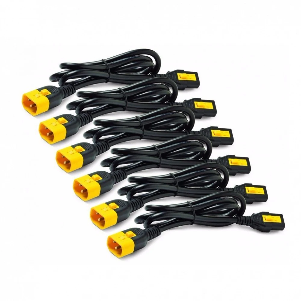 Кабель силовой Power Cord Kit (6 ps), Locking, IEC 320 C13 to IEC 320 C14, 10A, 208/230V, 1,8m (repl. AP8706S)