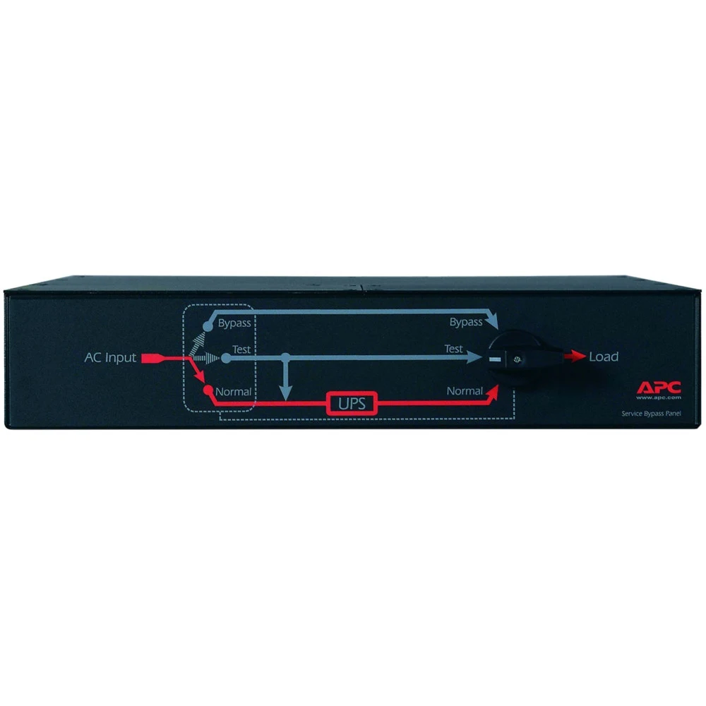 Обходная панель электропитани, APC, SBP5000RMI2U, 230 В, 32A,перекидные контакты, входной соединитель IEC320 C20 / неразъемное соединение, выходные розетки IEC-320 (2) C19, (8) C13
