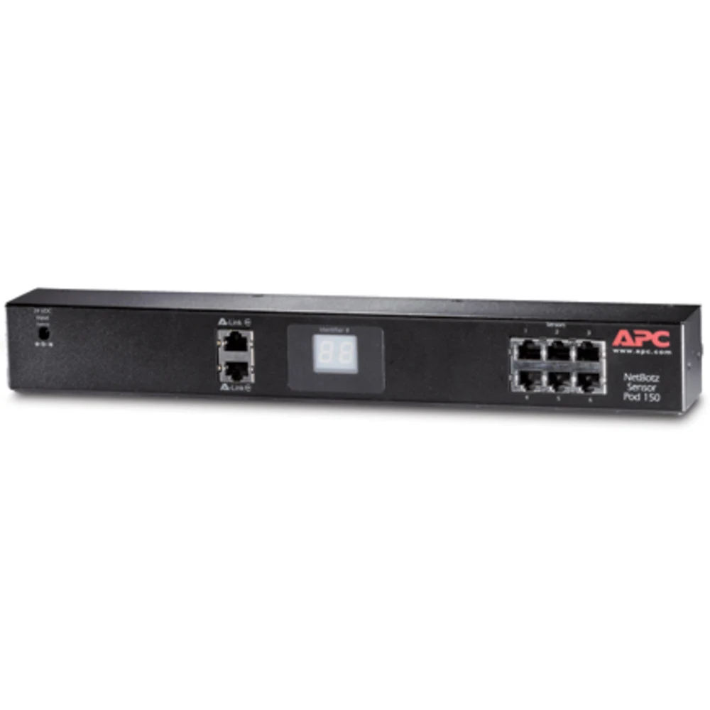 APC Стоечный узел установки датчиков NetBotz Rack Sensor Pod 150 Модуль расширения датчиков предназначен для крепления в стойке. К нему можно подключить до 6 универсальных датчиков. Характеристики: