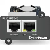 SNMP-карта, CyberPower, RMCARD205, Внутренняя установка ,Разъём: RJ45 , RJ45, Протоколы: IPv4/v6, SNMPv1/v3, HTTP/HTTPs, TCP/IP, UDP, DHCP, NTP, DNS, SMTP, SSH, SSL, TLS, Telnet, FTP и Syslog, Аутен