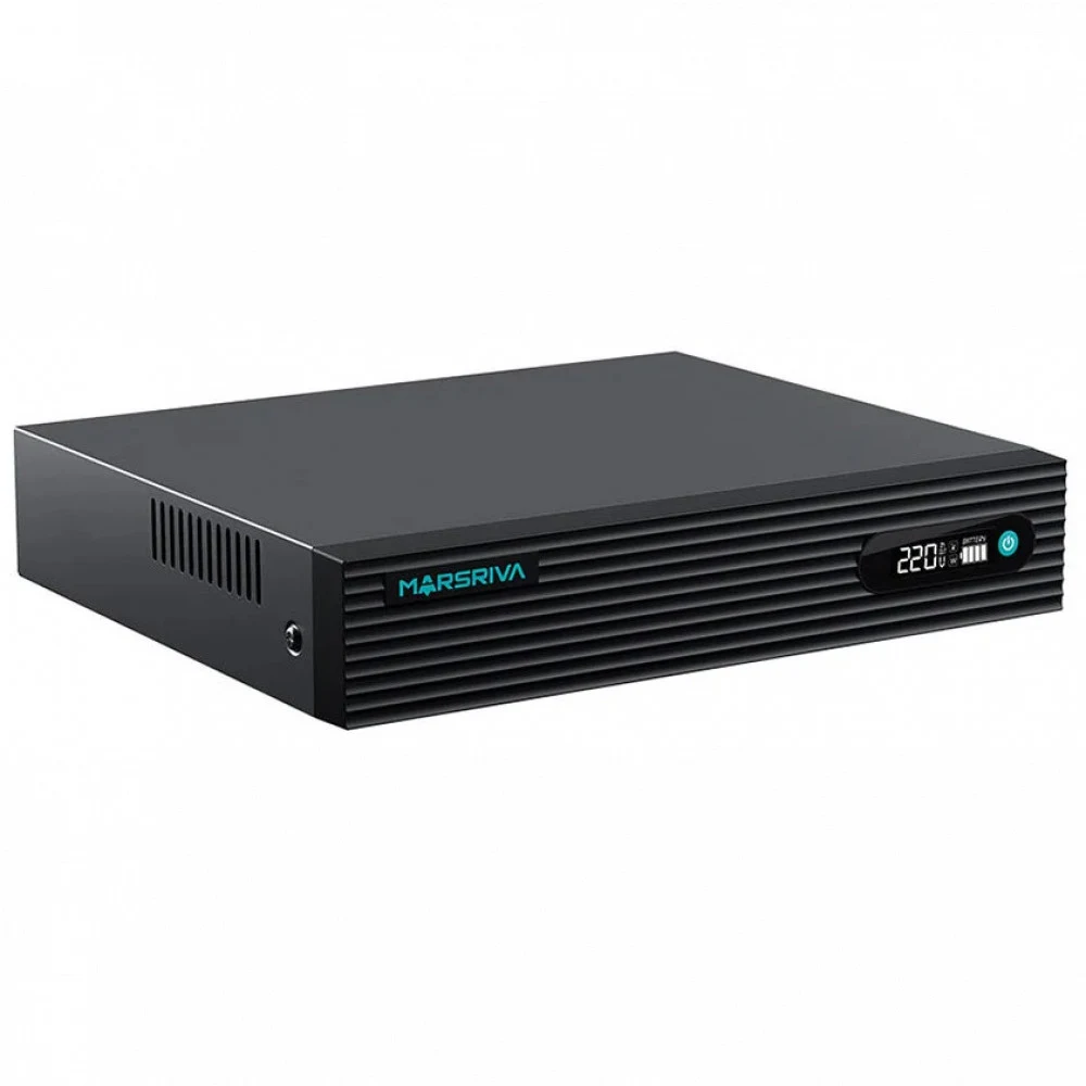 Мини-ИБП MARSRIVA KP7 Pro &lt Вход 1*Gigabit PoE, 1*9В/12В, 9*12В, 1*5В (DC) Выход, с USB 5В/2А, 100Вт Макс., LiFePO4 3.2В/24000мАч&gt