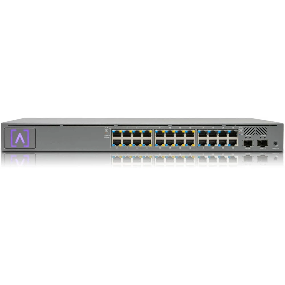 Коммутатор Alta Labs, S24-POE, 24xGb LAN, 2xSFP+, 16xPoE+, BT, Mobile App, IGMP, L2 layer, PoE 240W S24-POE