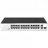 Коммутатор, BDCOM, S1226L, Неуправляемый, 24 порта 10/100M RJ45, 2 комбо-порта 1000М SFP/RJ45, Настольный