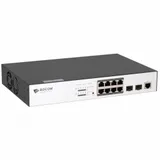 Коммутатор, BDCOM, S2510-P, Управляемый L2, 8 портов PoE (130W) 10/100/1000M RJ45, 2 порта 100/1000М SFP, Настольный