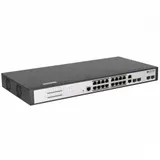 Коммутатор, BDCOM, S2520-P, Управляемый L2, 16 портов PoE (250W) 10/100/1000M RJ45, 2 комбо-порта 1000М SFP/RJ45, 2 порта 100/1000М SFP, Стоечный