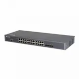 Коммутатор, BDCOM, S2900-24T4X, Управляемый L2+, 24 порта 10/100/1000M RJ45, 4 порта 10G SFP+, Без вентилятора, Стоечный