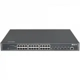 Коммутатор, BDCOM, S3900-24T6X, Управляемый L3, 24 порта 10/100/1000M RJ45, 6 портов 10G SFP+, Поддержка 2-х блоков питания, Стоечный