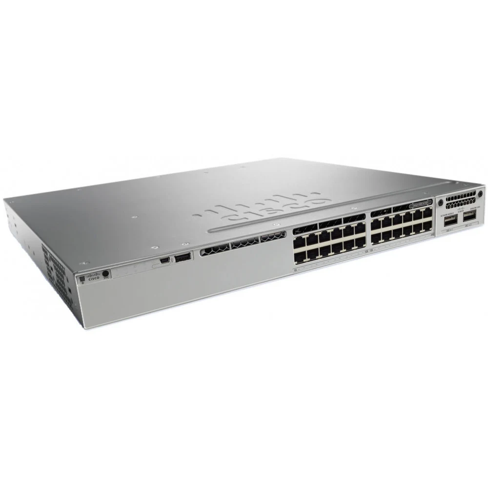 Коммутатор CISCO Catalyst 9300 24-port 1G copper with modular uplinks, PoE+, Network Essentials, C9300-24P-E