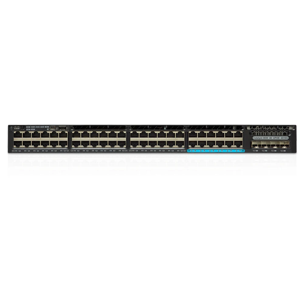 WS-C3650-48TS-S Коммутатор Cisco Catalyst 3650 48 Port Data 4x1G Uplink IP Base Основные характеристики Тип коммутатора Управляемый (Layer 3) Технология доступа Ethernet Тип разъемов RJ-45, SFP Тип