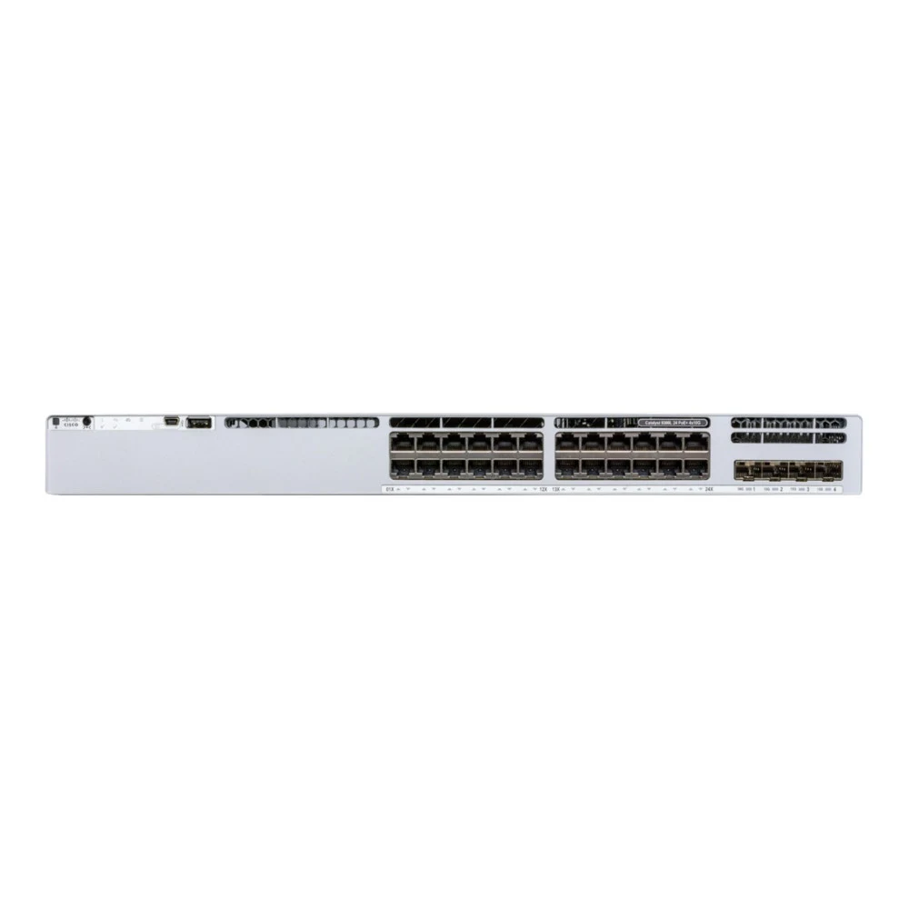 Коммутатор CISCO Catalyst 9300 24-port 1G copper with fixed 4x10G/1G SFP+ uplinks, PoE+ Network Essentials , C9300L-24P-4X-E