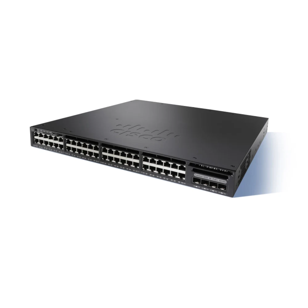 WS-C3650-48TS-L Cisco Catalyst 3650 48 Port Data 4x1G Uplink LAN Base Standalone with Optional Stacking 48 10/100/1000 Ethernet and 4x1G Uplink ports, with 250WAC power supply, 1 RU, LAN Base featur