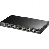 Коммутатор гигабитный 48-портовый CUDY GS2048PS4-720W <48-Port Layer 2 Managed Gigabit PoE++ Switch with 4 10G SFP ports 720W>