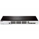 DES-3200-28/C1A Управляемый коммутатор 2 уровня с 24 портами 10/100Base-TX, 2 портами 100/1000Base-X SFP и 2 комбо-портами 100/1000Base-T/SFP