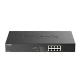 Коммутатор D-Link DGS-1010P/B1A 8x1Гбит/с 2SFP 8PoE 8PoE+ 125W неуправляемый