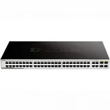 Коммутатор, D-Link, DGS-1052/A3A, Неуправляемый 48 портов 10/100/1000Base-T и 4 комбо-порта 100/1000Base-T/SFP, 1U