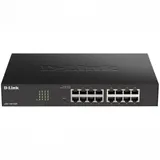 D-Link DGS-1100-16V2/A12, L2 Smart Switch with 16 10/100/1000Base-T ports8K Mac address, 802.3x Flow Control, 802.3ad Link Aggregation, Port Mirroring, 128 of 802.1Q VLAN, VID range