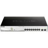Коммутатор D-Link DGS-1210-10MP/FL 8G 2SFP 130W управляемый