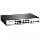 D-Link DGS-1210-20/F2A Настраиваемый L2 коммутатор с 16 портами 10/100/1000Base-T и 4 комбо-портами