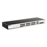Коммутатор, D-Link, DGS-1210-28/F3A, Настраиваемый L2 коммутатор с 24 портами 10/100/1000Base-T и 4 комбо-портами 100/1000Base-T/SFP.