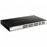 D-Link DGS-1210-28MP/F3A Настраиваемый L2 коммутатор с 24 портами 10/100/1000Base-T и 4 комбо-портами 100/1000Base-T/SFP (24 порта PoE 802.3af/at, PoE-бюджет 193 Вт)