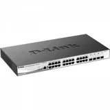 D-Link DGS-1210-28X/ME/B2B Управляемый коммутатор 2 уровня с 24 портами 10/100/1000Base-T и 4 портами 10GBase-X SFP+