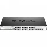 D-Link DGS-1210-28X/ME/B2B Управляемый коммутатор 2 уровня с 24 портами 10/100/1000Base-T и 4 портами 10GBase-X SFP+