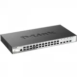 D-Link DGS-1210-28XS/ME 24 портами 100/1000Base-X SFP и 4 портами 10GBase-X SFP+