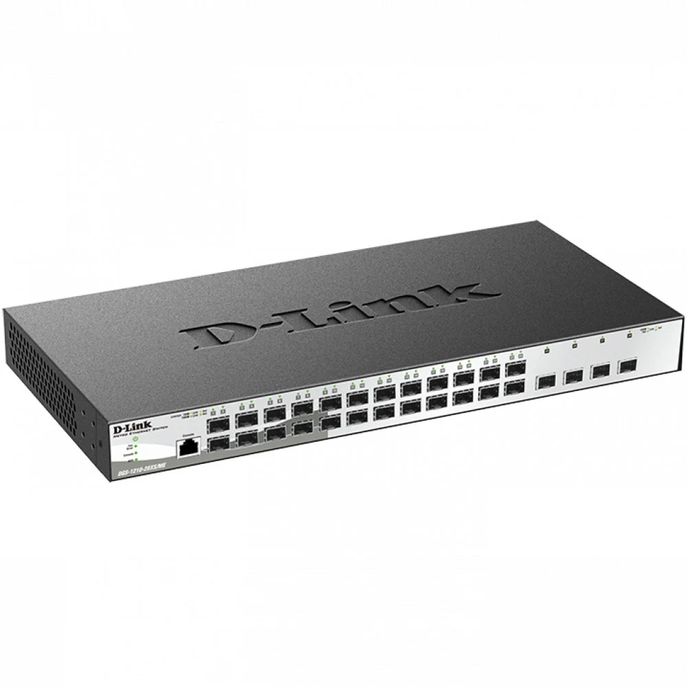 Управляемый L2 коммутатор/ Управляемый L2 коммутатор, 24x1000Base-X SFP, 4x10GBase-X SFP+, CLI, консольный порт RJ-45, RPS, поддержка Dying Gasp