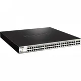 D-Link DGS-1210-52MPP/E2A PROJ Настраиваемый коммутатор WebSmart с 48 портами 10/100/1000Base-T и 4 портами 1000Base-X SFP (порты 1-48 с поддержкой PoE 802.3af/802.3at (30 Вт), PoE-бюджет 740 Вт)