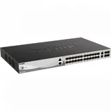 D-Link DGS-3130-30S/B1A, PROJ L3 Managed Switch with 24 100/1000Base-X SFP ports and 2 10GBase-T ports and 4 10GBase-X SFP+ ports.16K Mac address, SIM, USB port, IPv6, SSL v3, 802.1Q VLAN,GVRP, 802.